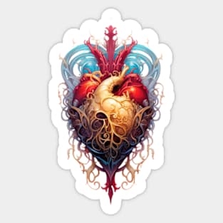 Decorative Heart Sticker